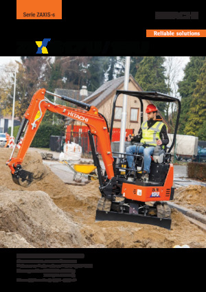 Mini-graafmachines Hitachi ZX17U-6