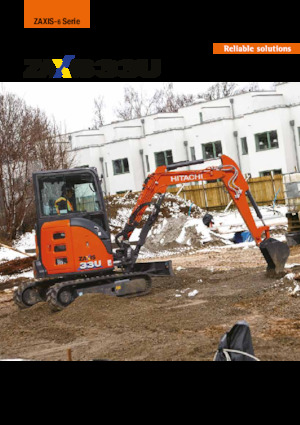Mini-graafmachines Hitachi ZX33U-6