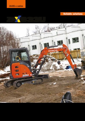 Mini-graafmachines Hitachi ZX33U-6