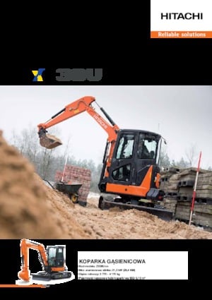 Mini-graafmachines Hitachi ZX38U-5A