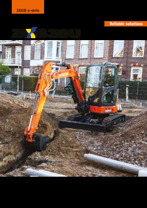 Mini-graafmachines Hitachi ZX38U-6