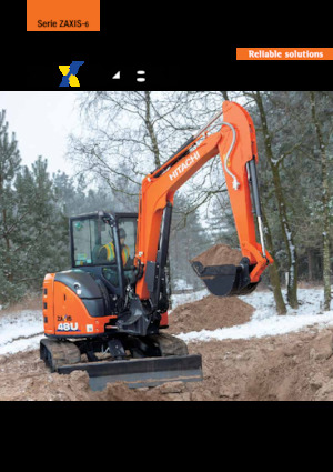 Mini-graafmachines Hitachi ZX48U-6