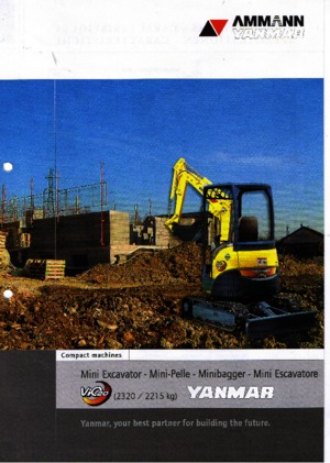 Mini-graafmachines Yanmar VIO 20