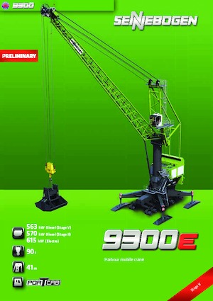 Mobiele kranen - Traliearm Sennebogen 9300e HMC