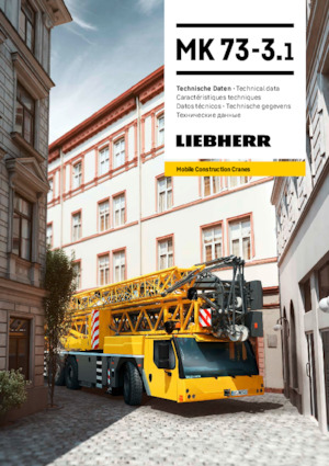 Mobiele kranen - Traliearm Liebherr MK 73-3.1