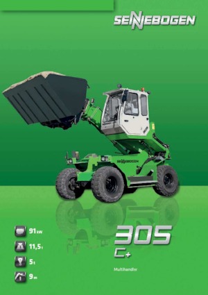 Mobiele kranen - Telescooparm Sennebogen 305 C+