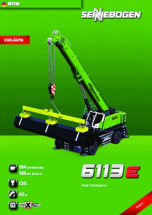 Mobiele kranen - Telescooparm Sennebogen 6113 M