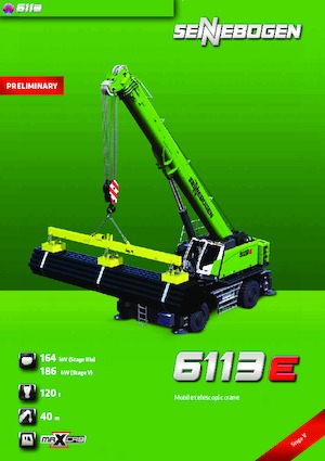 Mobiele kranen - Telescooparm Sennebogen 6113 M