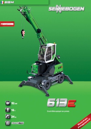 Mobiele kranen - Telescooparm Sennebogen 613 M