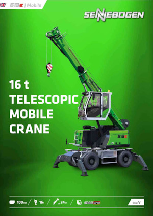 Mobiele kranen - Telescooparm Sennebogen 613E