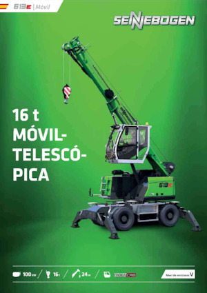 Mobiele kranen - Telescooparm Sennebogen 613E