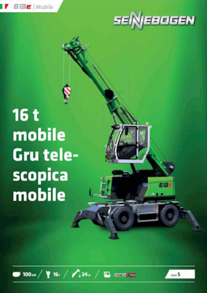 Mobiele kranen - Telescooparm Sennebogen 613E