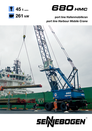 Mobiele kranen - Traliearm Sennebogen 680 HMC