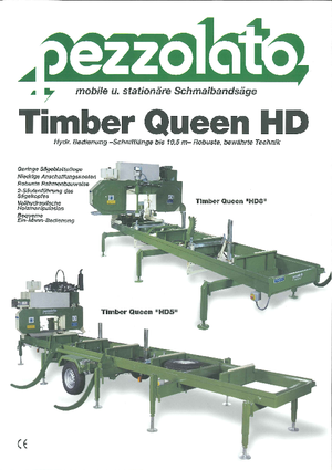 Mobiele zagerijen Pezzolato Timber Queen HD 7