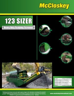 Mobiele zeefinstallaties McCloskey 123 Sizer