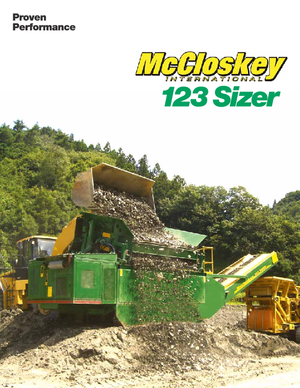 Mobiele zeefinstallaties McCloskey 123 Sizer