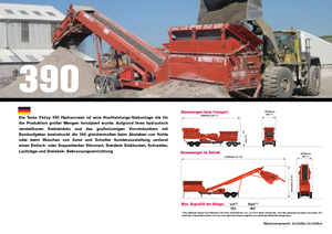 Mobiele zeefinstallaties Terex-Finlay 390 Hydrascreen