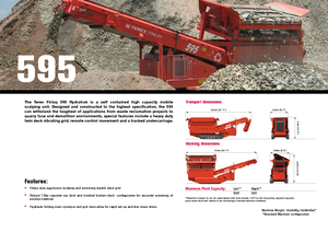 Mobiele zeefinstallaties Terex-Finlay 595 Hydratrak