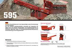 Mobiele zeefinstallaties Terex-Finlay 595 Hydratrak