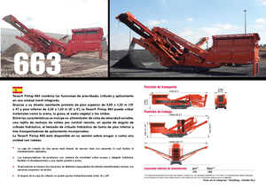 Mobiele zeefinstallaties Terex-Finlay 663 Supertrak