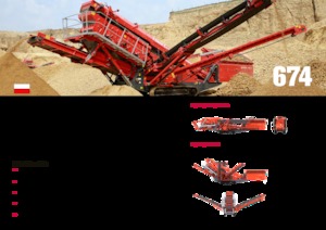 Mobiele zeefinstallaties Terex-Finlay 674