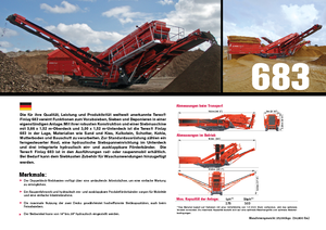 Mobiele zeefinstallaties Terex-Finlay 683 Supertrak