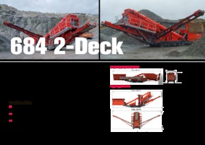 Mobiele zeefinstallaties Terex-Finlay 684 - 2 Deck