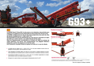 Mobiele zeefinstallaties Terex-Finlay 693 Supertrak