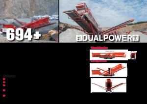 Mobiele zeefinstallaties Terex-Finlay 694+ Hybrid