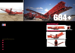 Mobiele zeefinstallaties Terex-Finlay 694+