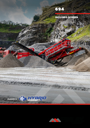Mobiele zeefinstallaties Finlay 694 Hybrid