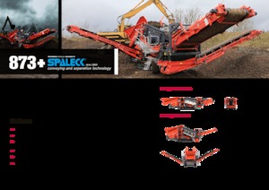 Mobiele zeefinstallaties Terex-Finlay 873+ Spaleck