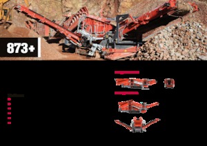 Mobiele zeefinstallaties Terex-Finlay 873+