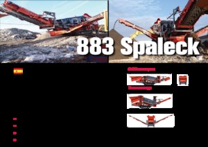 Mobiele zeefinstallaties Terex-Finlay 883+ Spaleck
