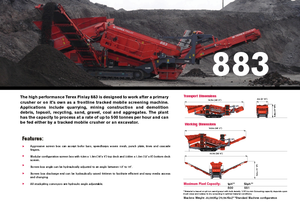 Mobiele zeefinstallaties Terex-Finlay 883 Reclaimer