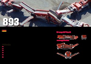 Mobiele zeefinstallaties Terex-Finlay 893