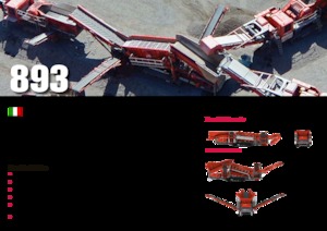 Mobiele zeefinstallaties Terex-Finlay 893