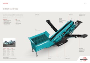 Mobiele zeefinstallaties Powerscreen Chieftain 600