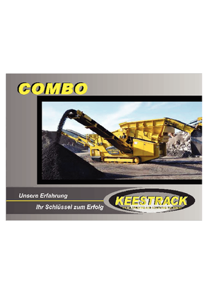 Mobiele zeefinstallaties Keestrack Combo 2712 T