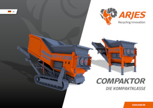 Mobiele zeefinstallaties Arjes COMPAKTOR 300