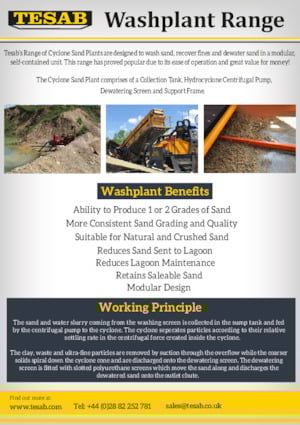 Mobiele zeefinstallaties Tesab DSP150 