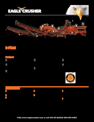 Mobiele zeefinstallaties Eagle Crusher E-Plant