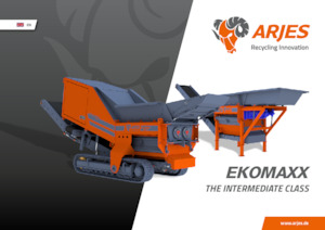 Mobiele zeefinstallaties Arjes EKOMAXX 800