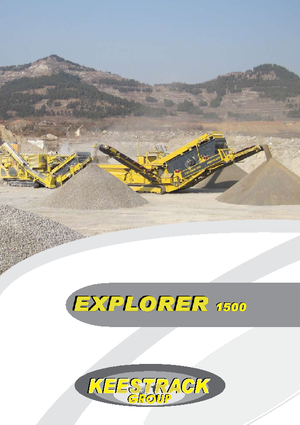 Mobiele zeefinstallaties Keestrack Explorer 1500