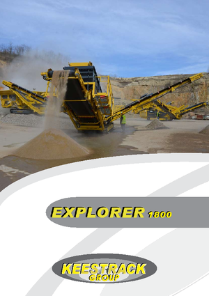 Mobiele zeefinstallaties Keestrack Explorer 1800