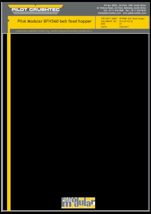 Mobiele zeefinstallaties Pilot Crushtec GFH560