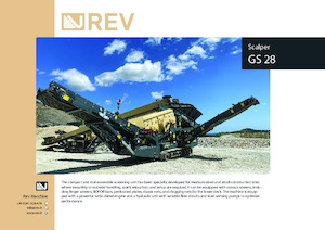 Mobiele zeefinstallaties REV GS 28