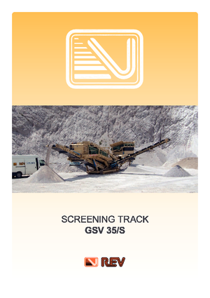 Mobiele zeefinstallaties REV GSV 35 S