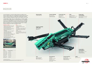 Mobiele zeefinstallaties Powerscreen H6203R