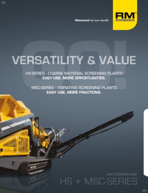 Mobiele zeefinstallaties Rubble Master HS 7500M